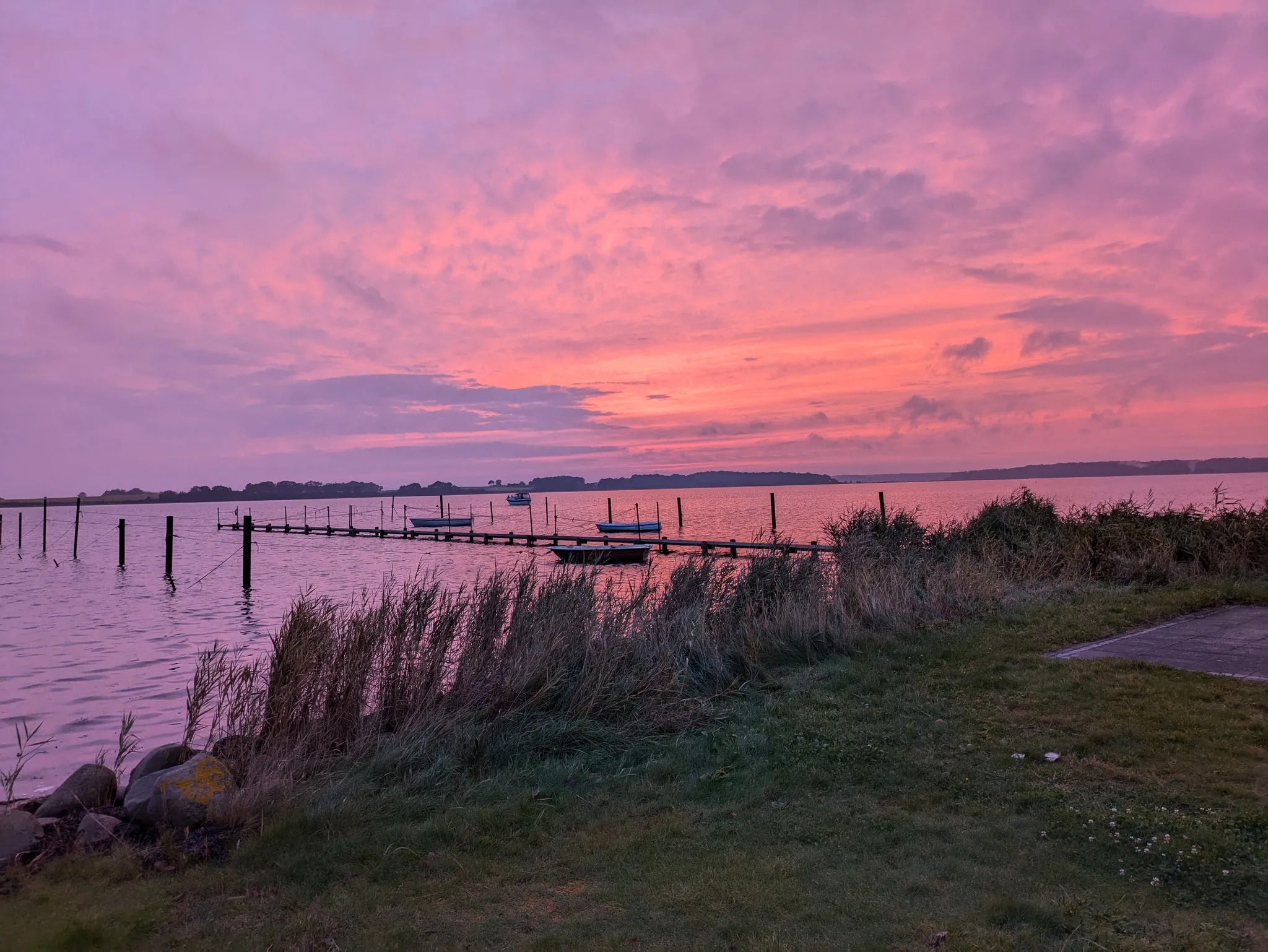 Solnedgang over Svenstrup Strand